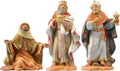 Fontanini by Roman Inc., 3 Piece King Set, 5" Three Kings Collection, Nativity Figure and Accessories, Hand Sculpted and Painted