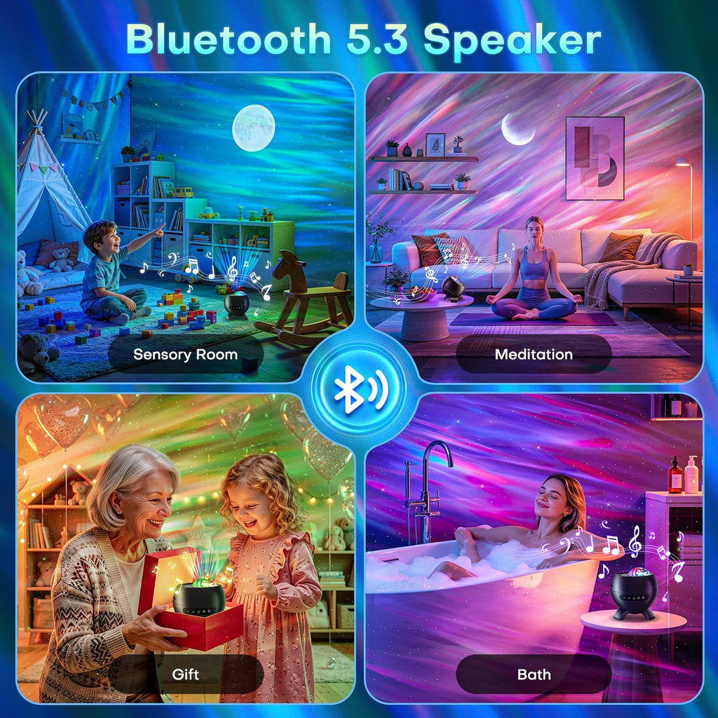 led light gifts home decor light projector with, view 9