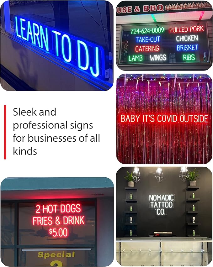SpellBrite CRAFT BEER Sign | Beer-Related Sign with Neon Look, Blue LED Light Source | 20.5" x 15.0"