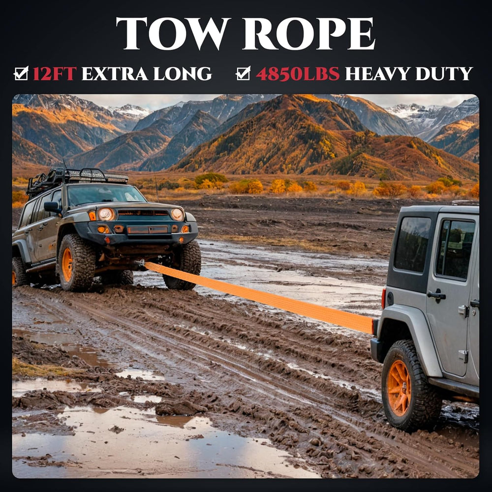 Roadside Emergency Car Kit for Vehicles, Car Emergency Kit with Jumper Cables...