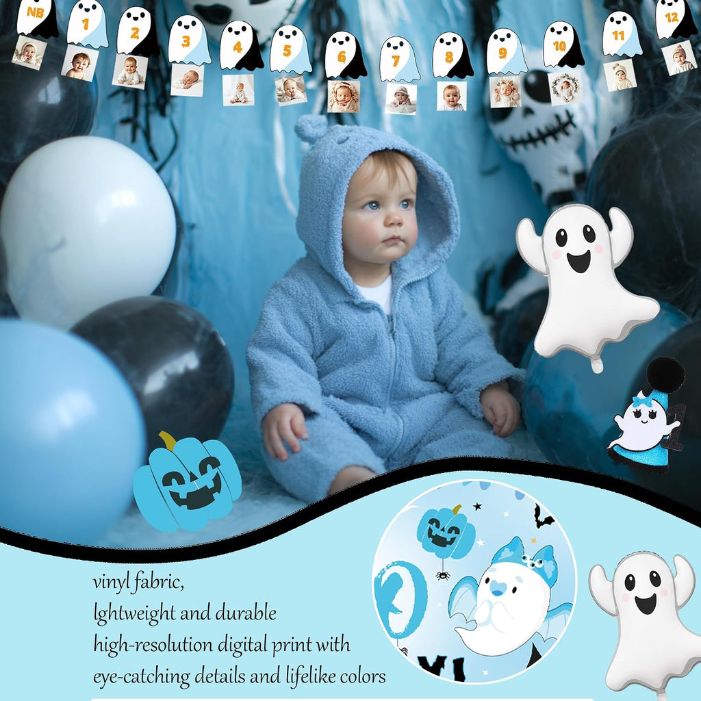 Halloween 1st Birthday Party Decorations,Spooky One Birthday Supplies Decor