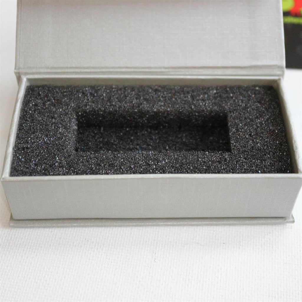 4x Silver Grey Magnetic USB Presentation Gift Boxes, Flash Drives, Wedding