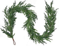 Christmas Norfolk Pine Garlands, Realistic Spruce Greenery Garland, Cedar Garland for Holiday Mantel Fireplace Table Christmas Decor (9ft)