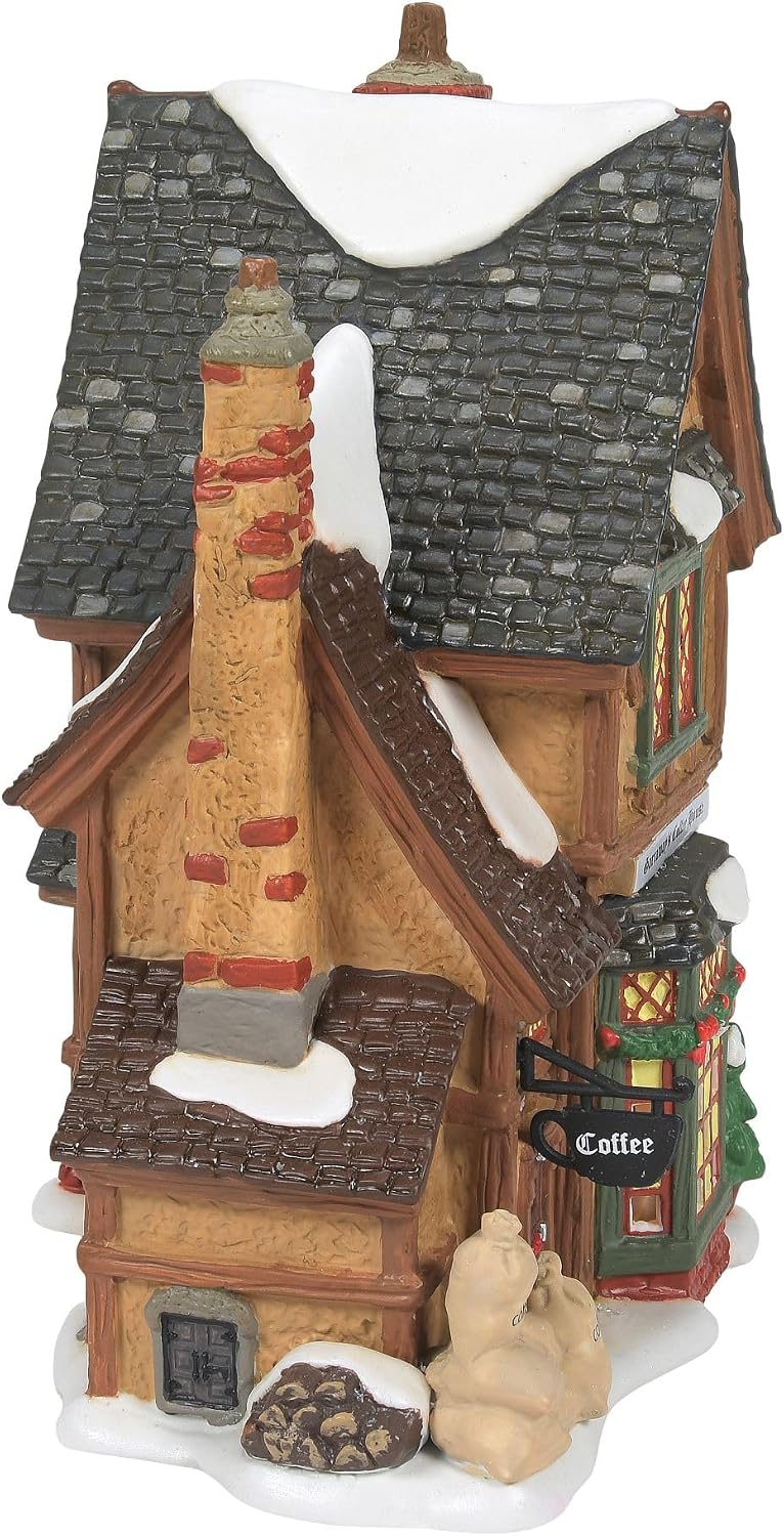 Department 56 Dickens Village Garraway's Coffee House Lit Building, 8 Inc...