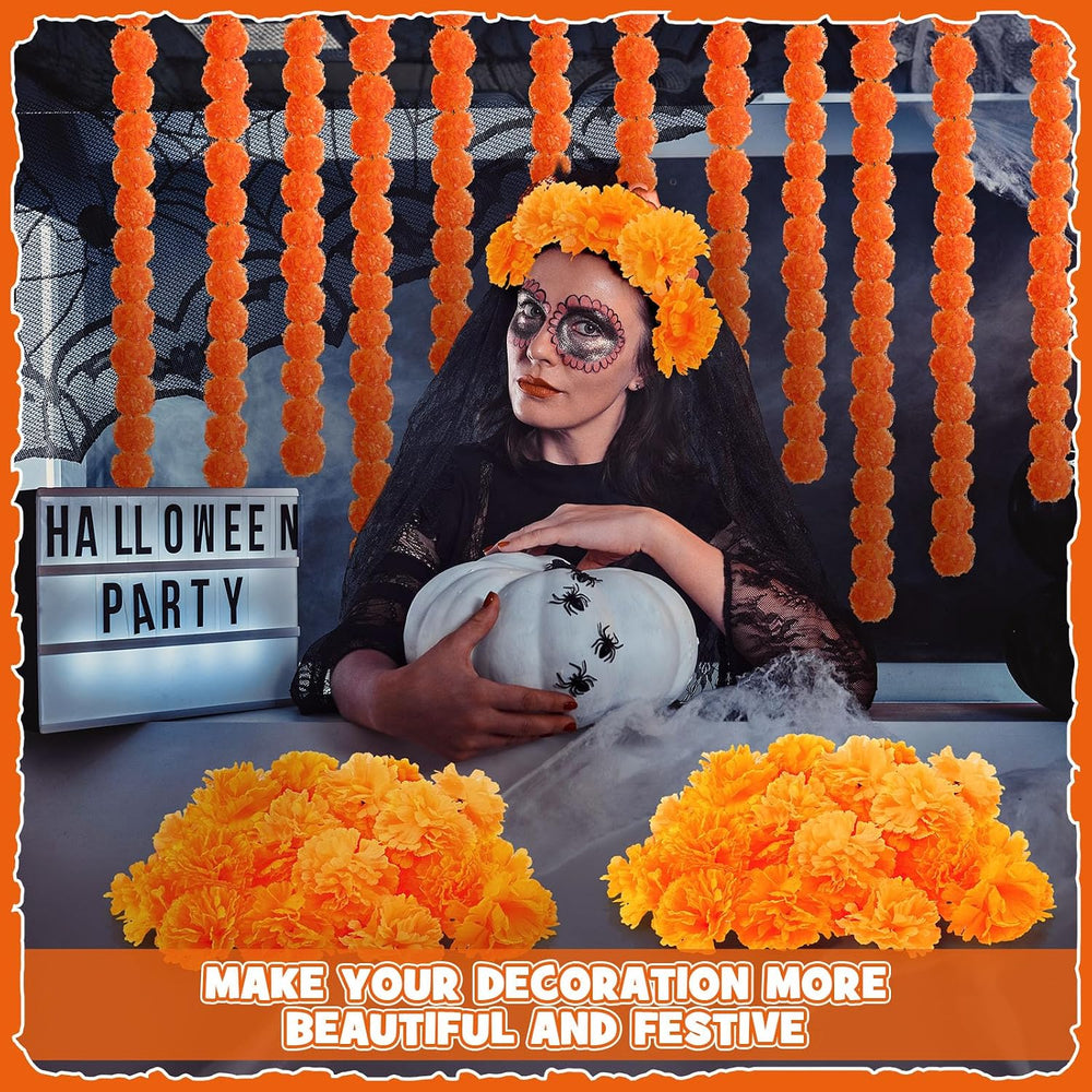Yunsailing 110 Pcs Day of The Dead Decor Dia De Los Muertos Altar Decor