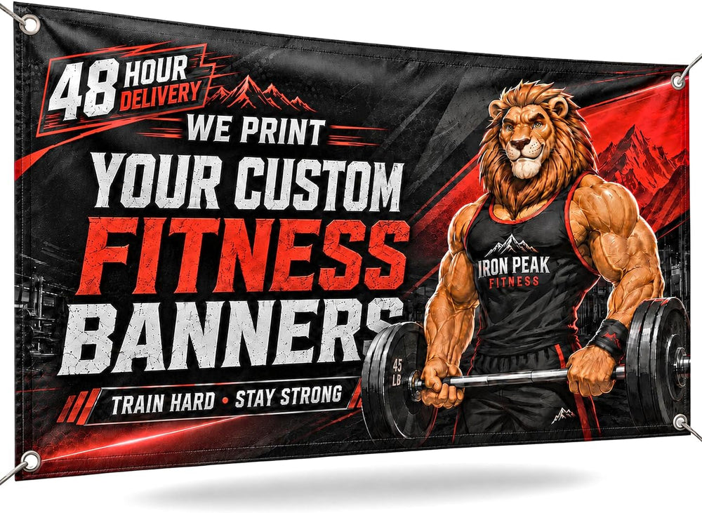 We Printing Your Banner - Personalized - Full UV Color - HD, 4ft x 6ft