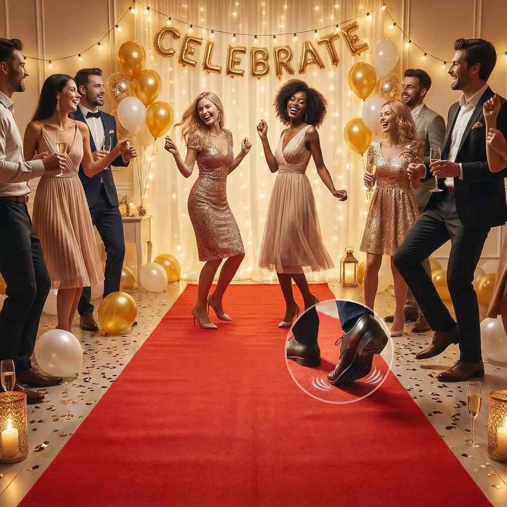Thick Disposable Red Aisle Runner, 3x100 Feet