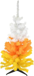 Tree Buddees White Orange and Yellow Candy Corn Halloween Tree (3 Foot)