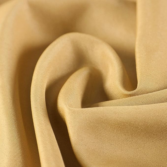 Cloth Napkins 20x20 inch Washable Polyester Dinner Napkins Soft Table Napkins for Wedding Party Dining Banquet(Gold,50PCS)