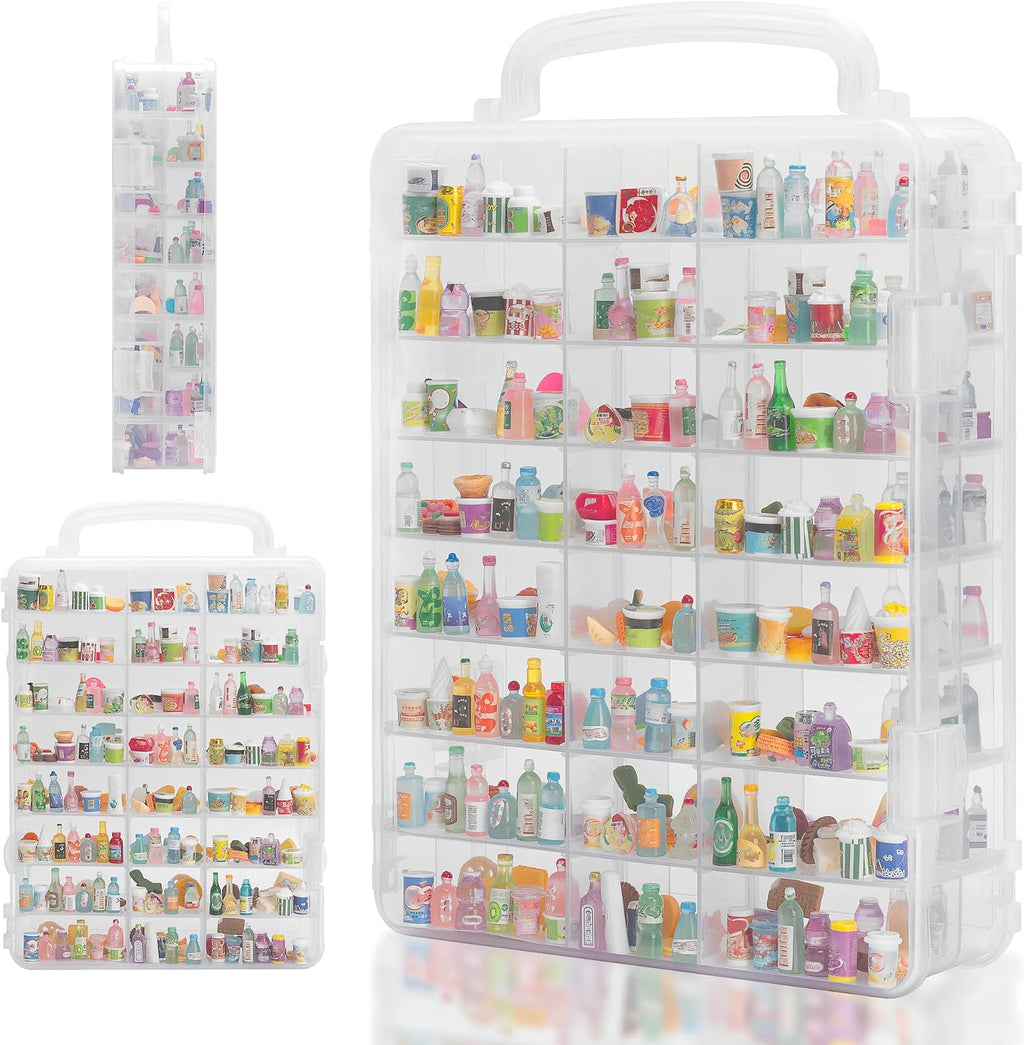 48 Slots Mini Brand Storage Case with Mini Brands