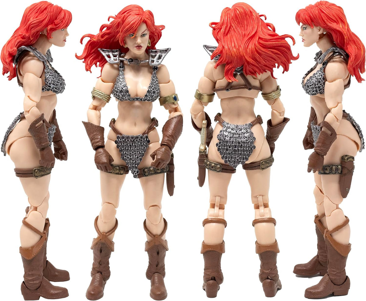 boss fight studio epic h.a.c.k.s. red sonja deluxe showing dimensions