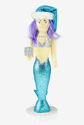 Clever Creations Mermaid 14 Inch Traditional Wooden Nutcracker, Festive Christmas Décor for Shelves and Tables