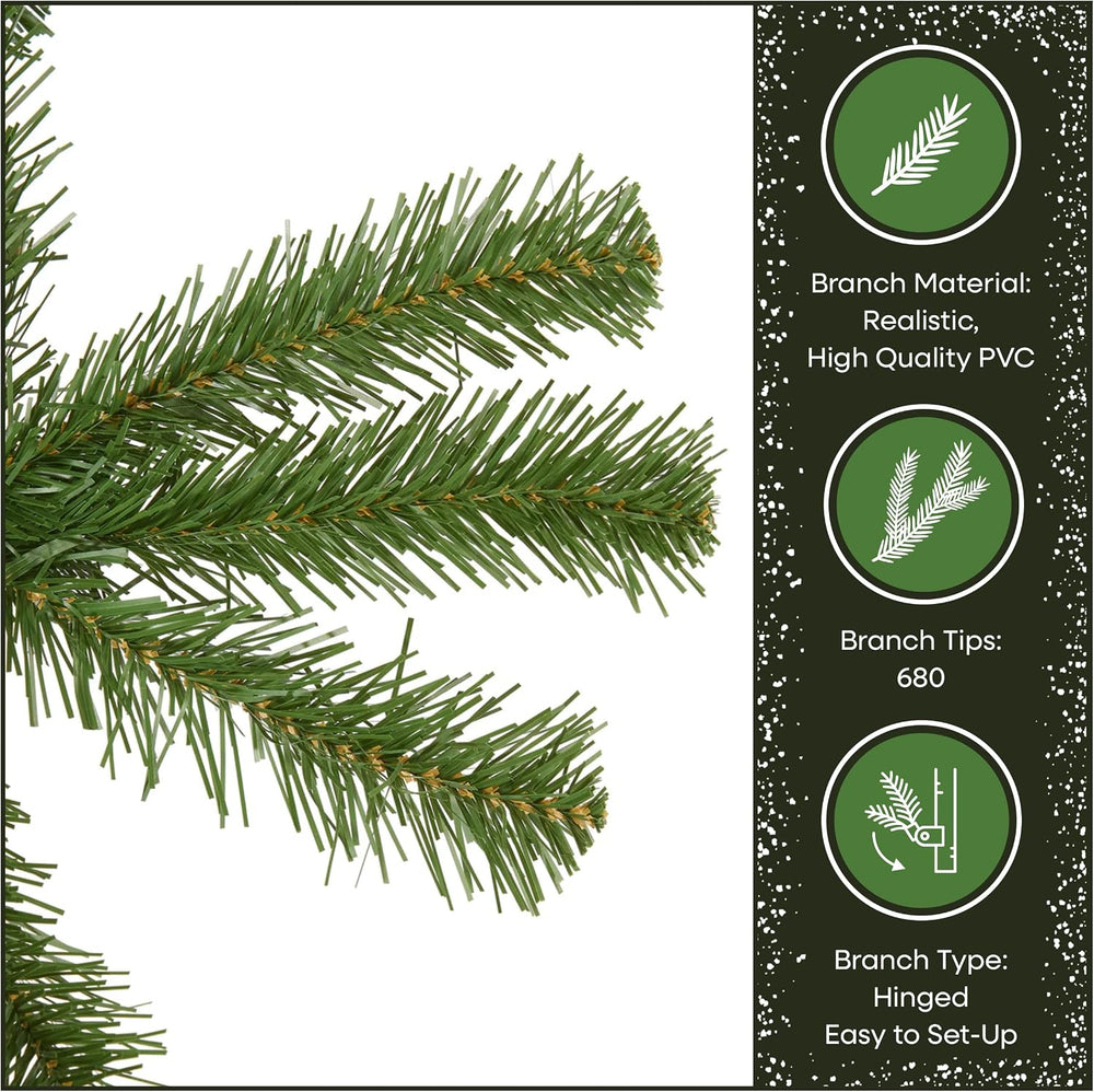 National Tree Company 6ft Unlit North Valley Spruce Christmas Tree