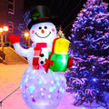 5 FT Christmas Inflatables Snowman Outdoor Decorations, Blow Up Snowman