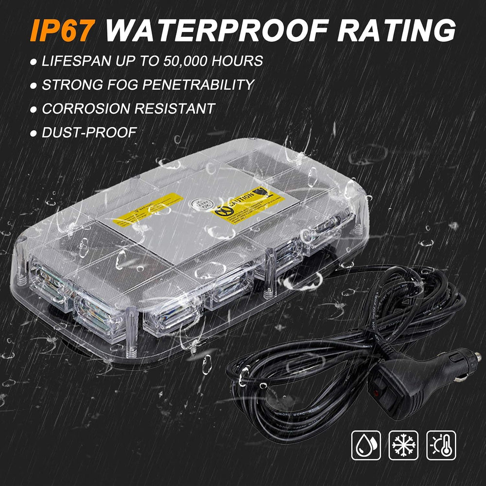 ASPL 48LED Roof Top Strobe Lights with Magnetic Base