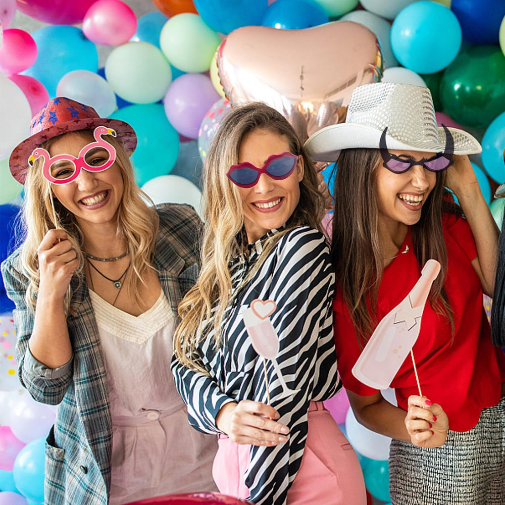 16 Pack Funny Sunglasses Novelty Party Glassses Masks for Adults Cool Shaped ...