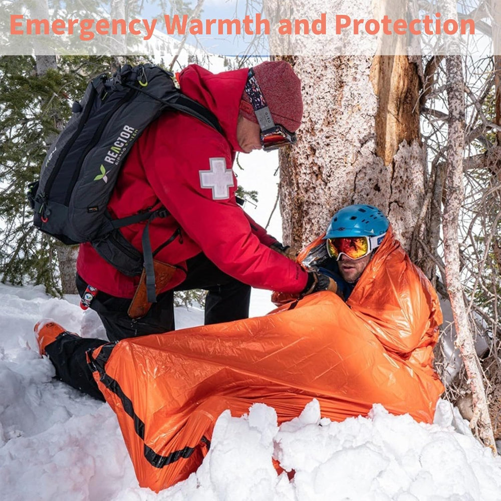 Emergency Sleeping Bag with Whistle, Portable Emergency Survival Bag, Lightwe...