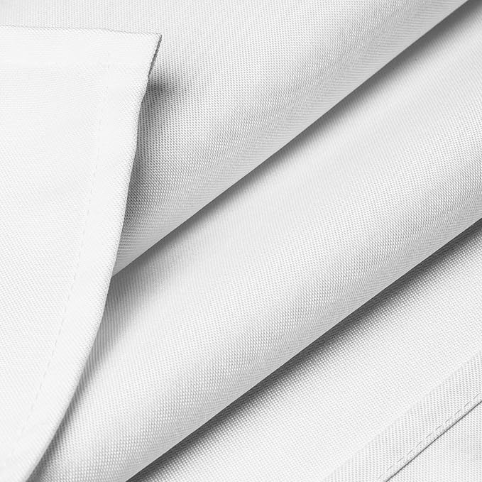 Lann's Linens - 10 Premium 60" x 126" Tablecloths for Wedding/Banquet/Restaurant - Rectangular Polyester Fabric Table Cloths - White (10 Pack)