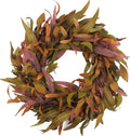 Fall Wreaths for Front Door 22 inch, Olive Fall Wreath with Olive Leaf Fruit, Home Decoration for Outdoor Living Room Indoor Wall and Outside Autumn