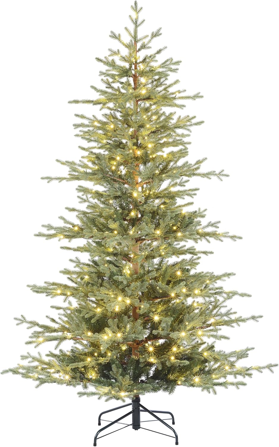 Haute Decor 7 Foot Pre-Lit Alberta Alpine Fir Christmas Tree
