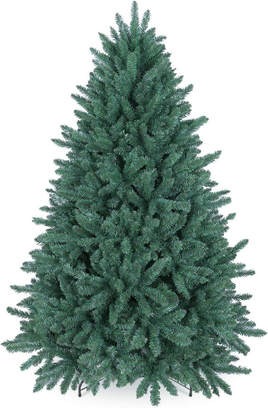 OasisCraft 6.5ft Christmas Tree, Premium Hinged Blue Spruce Artificial Christ...