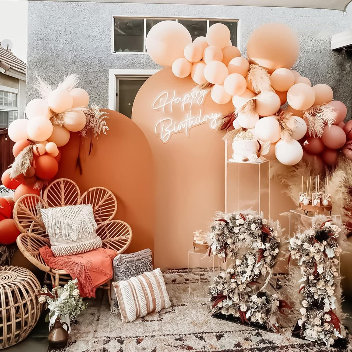 metal wedding arch backdrop stand,3-piece arch backdrop stand showing dimensions