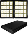 16 Pockets Premium Card Binder 1024 Cards Trading Card Binders Side Load Card Storage Display Album(16 Pocket 1024 Card Slot,Black)
