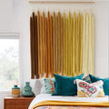 IOWER Macrame Wall Hanging Beaded Tassel Yarn Art Boho Tapestry 39" W*45" L