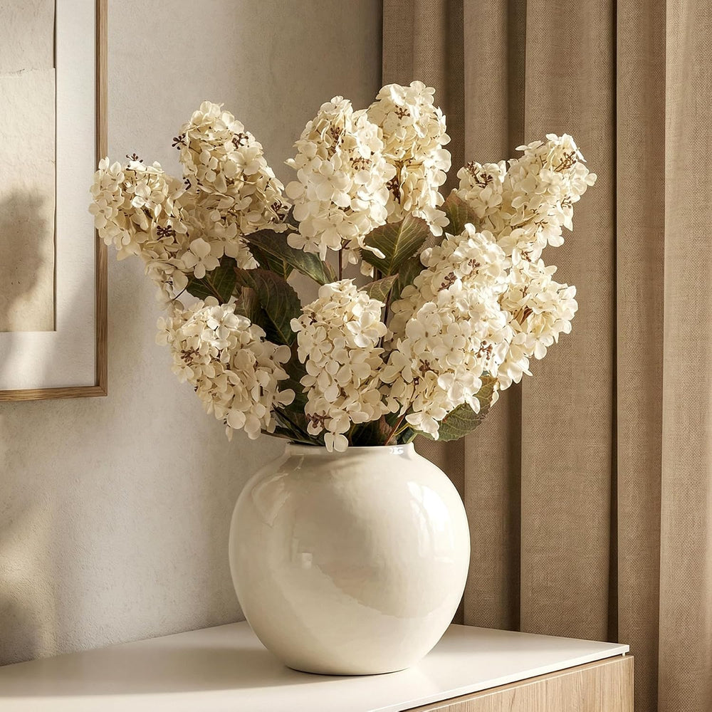 Hydrangea Artificial Flowers,Fall Hydrangeas Artificial Flowers, Fake Fall Dr...