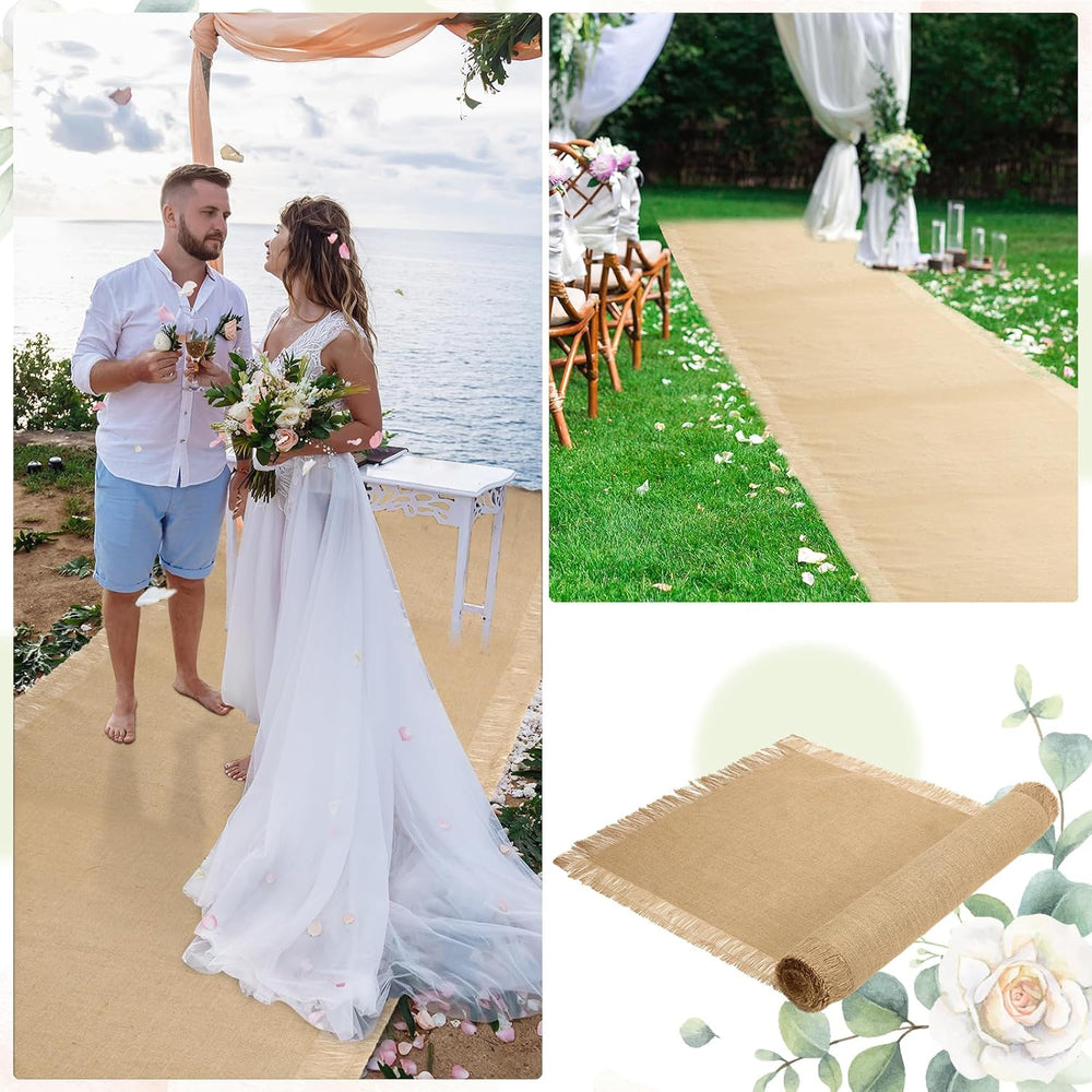 VitalCozy 1 Piece 40 Inch x 50 Feet Wedding Aisle Runners