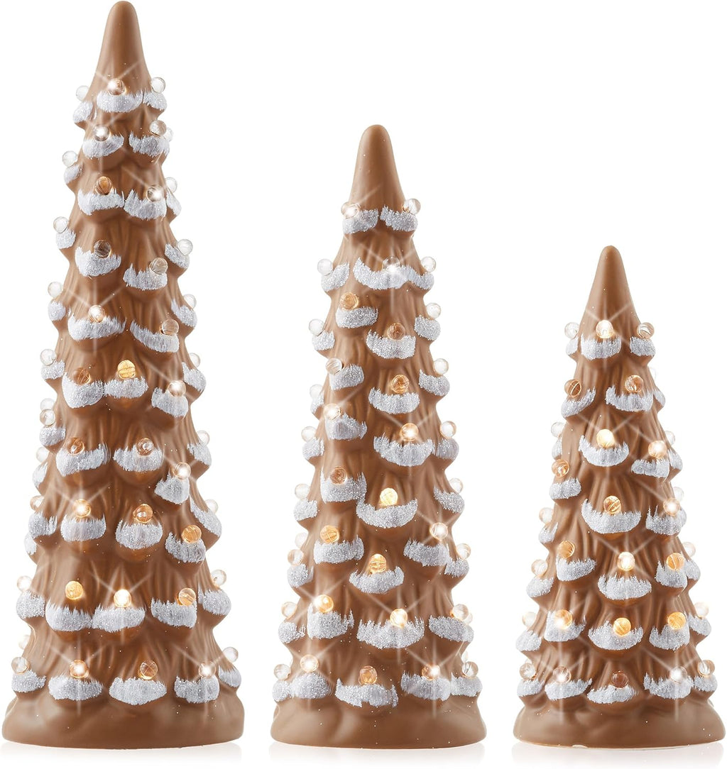 casafield set of 3-8, 10, 12-inch hand painted, close-up detail