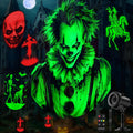 12-in-1 Halloween Projector Lights, Outdoor Dynamic Halloween Projector