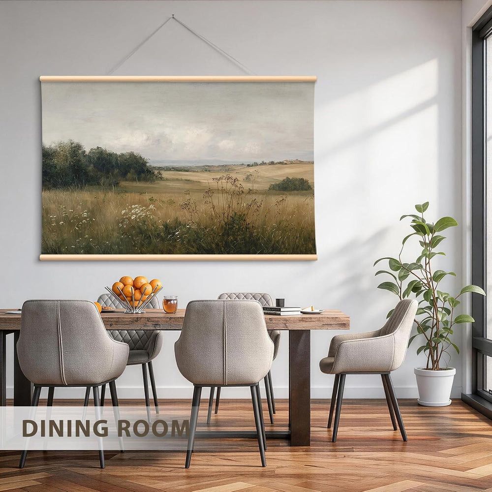 VIYYIEA Extra Large Landscape Canvas Wall Art, Framhouse Decor, 36x54in