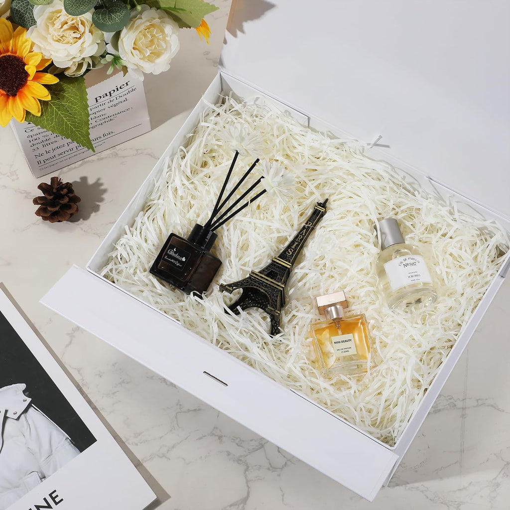 stobocter gift box,20x16x7.2 gift boxes with lids for, side view