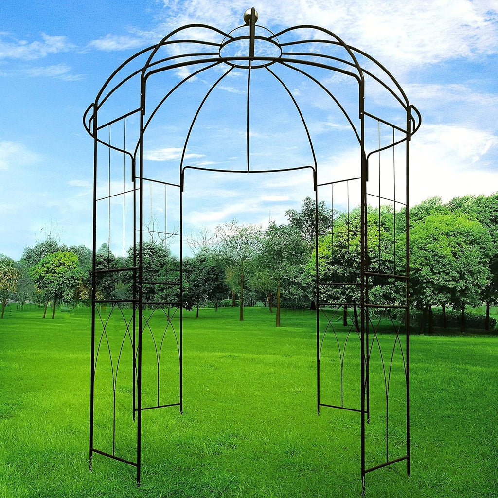 outour 106''h french style birdcage shape heavy duty shown in use