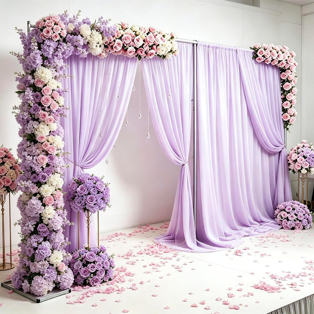 20x10FT Backdrop Stand Photo Pipe and Drape Background Stands Curtain Frame