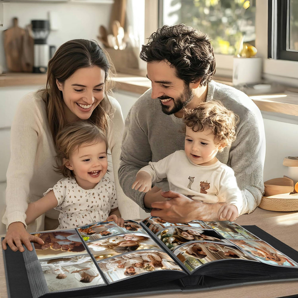 Artmag Photo Album 4x6 1000 Photos, Large Capacity Wedding Family Leather Cov...
