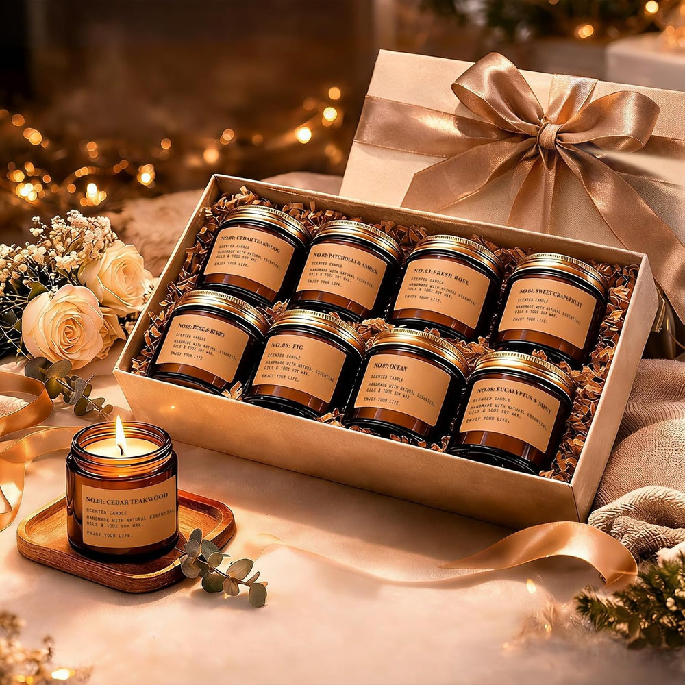 Scented Candles for Home,8 Pack Soy Wax Candle Set,Scented Candles Gift Set,A...