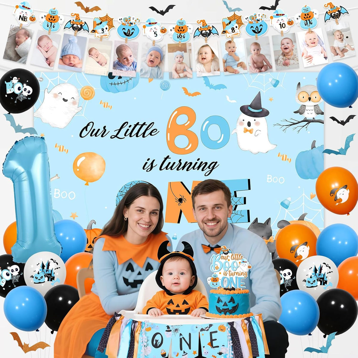 Halloween 1st Birthday Party Decorations for Boys 1st Birthday Party