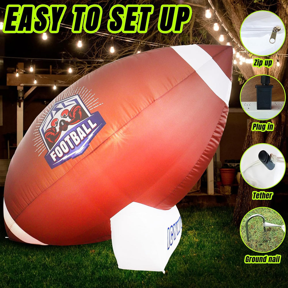 10FT Football Party Decorations - Outdoor Indoor Inflatable Decor Supplies