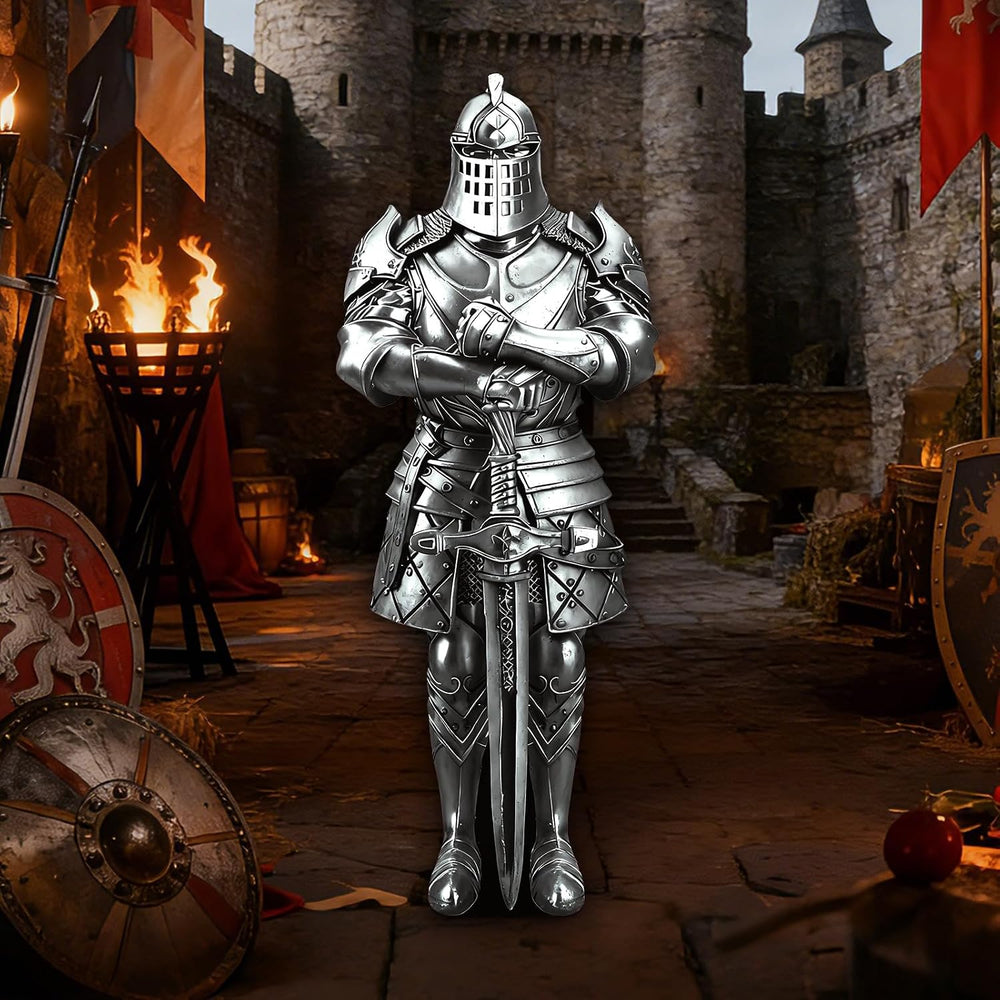 1 CS 5.9 ft Life Size Medieval Knight Plastic Corrugated Cutout