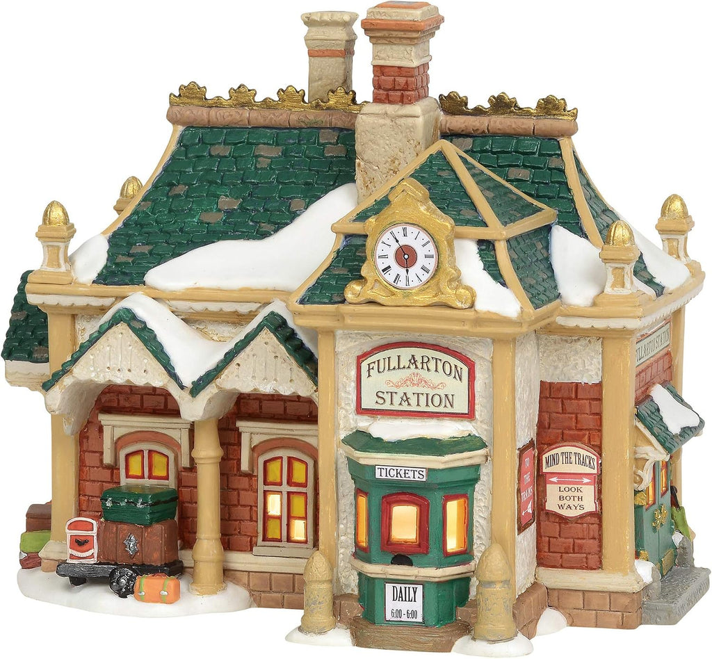Department 56 Dickens Village Fullarton Station Building Figurine 6003069 New