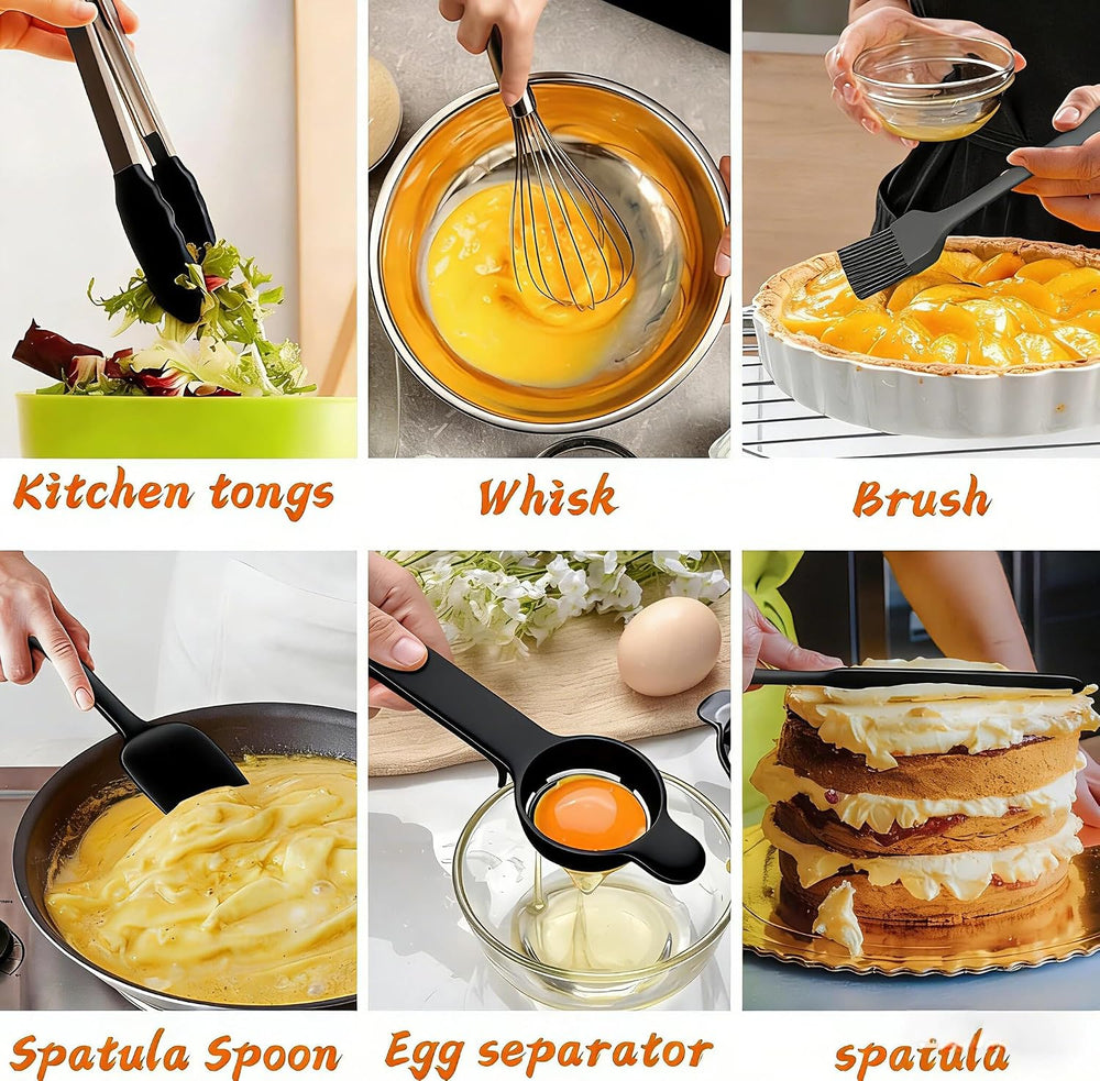 Thickened Heavy-Duty 26pcs Stainless Steel Bowl, Mixing Bowl Set with Lid, Gr...