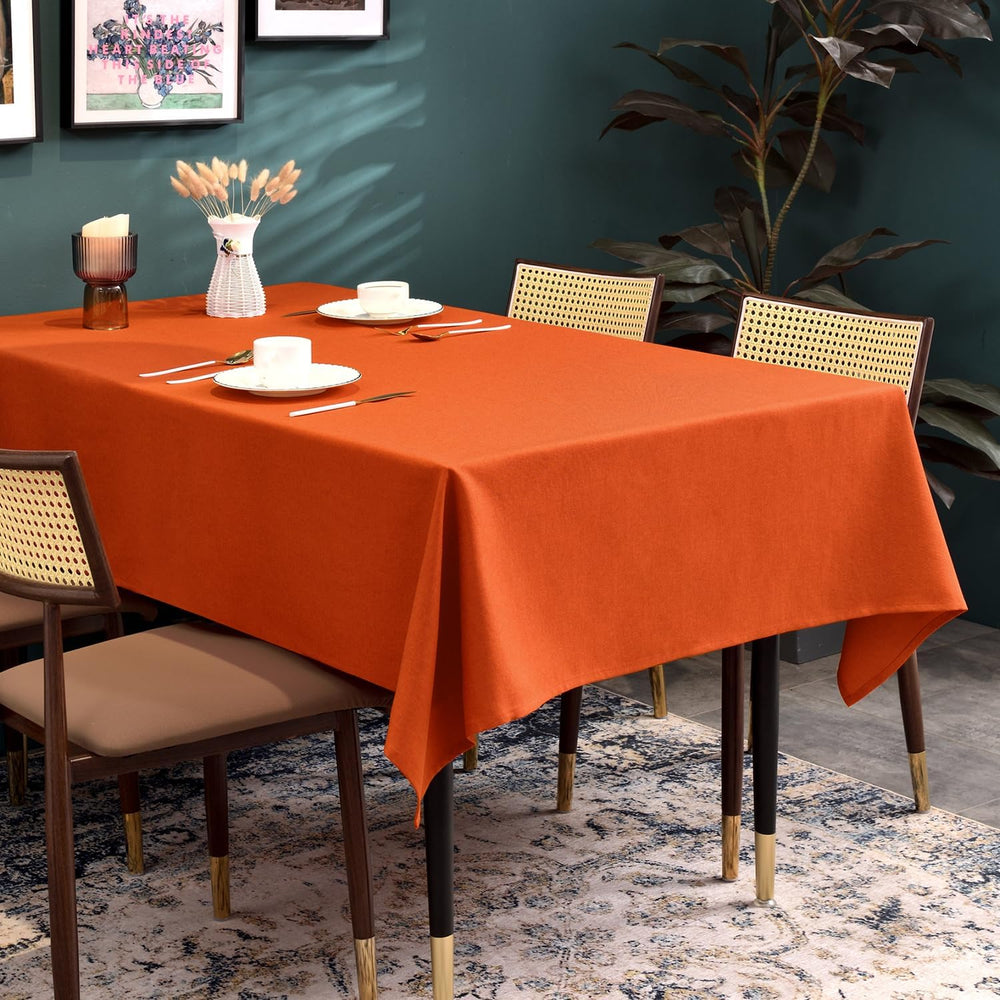 BALCONY & FALCON Rectangle Table Cloth Waterproof Mandarin 57"x118&q...