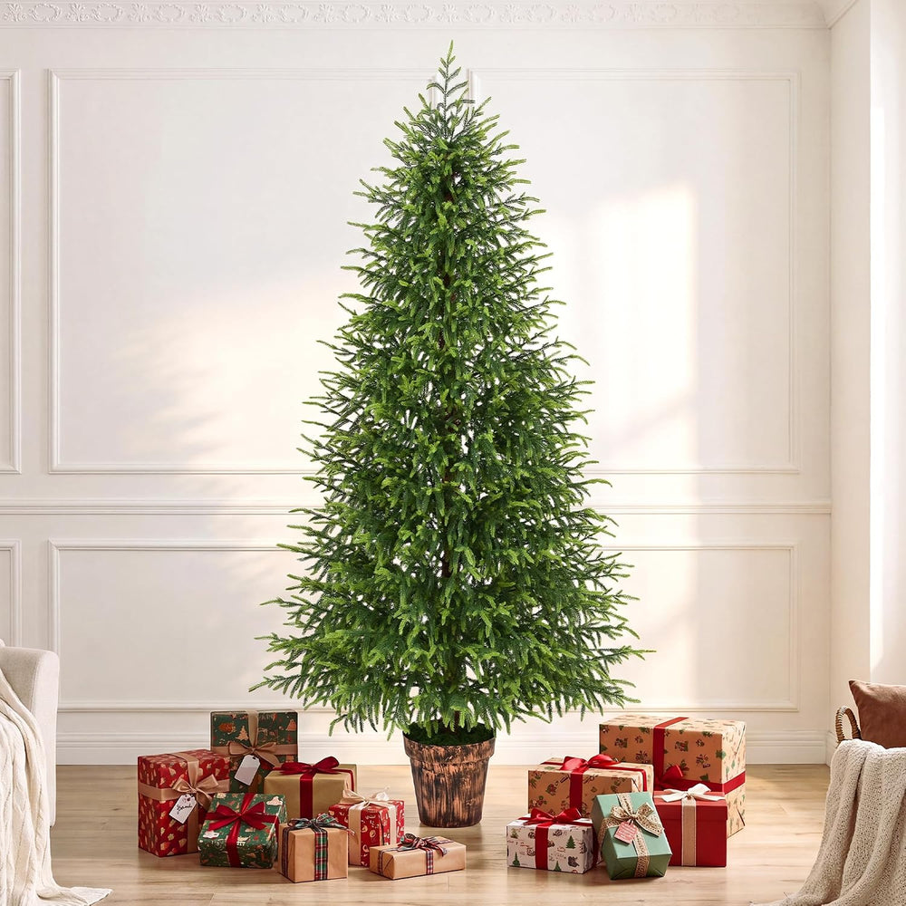 BLEUM CADE 6FT Christmas Tree with Pot, Norfolk Pine Christmas Tree Decor