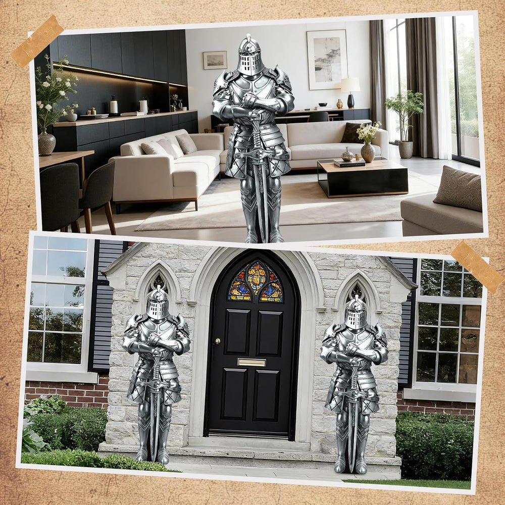 1 CS 5.9 ft Life Size Medieval Knight Plastic Corrugated Cutout