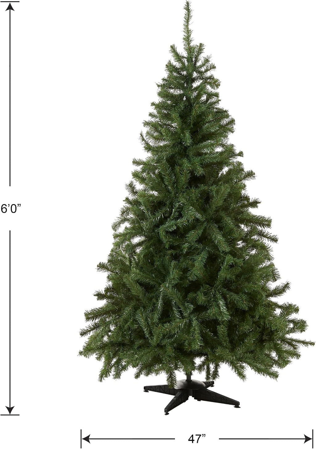 national tree company artificial medium christmas tree, green shown in use