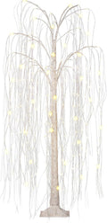 5 ft Pre- Lit Outdoor Willow Tree with 240 Warm White Multi Function LED Lights