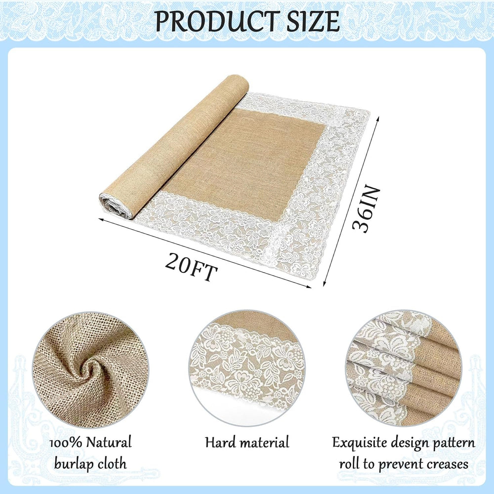 3ft x 20 ft Wedding Aisle Runner Outdoor for Wedding Ceremony