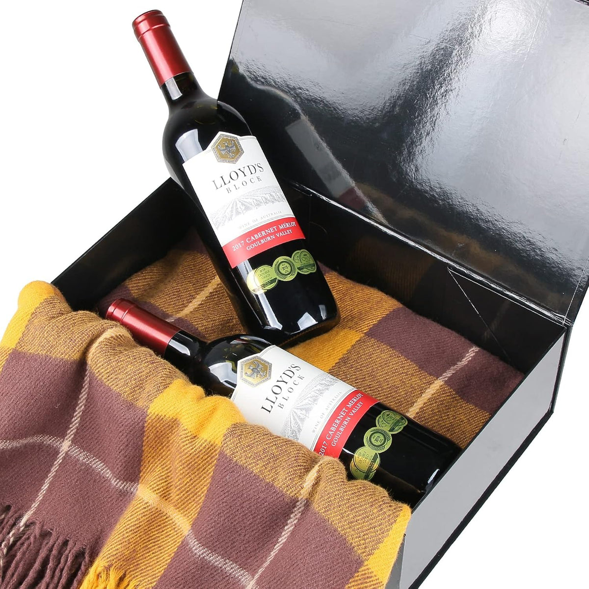 aimyoo 5 pack black collapsible gift box with showing dimensions